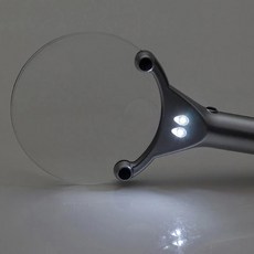 90Mm 돋보기 6배 노인 수리 동전 Led 조명 독서, 1개, 돋보기 SE03042