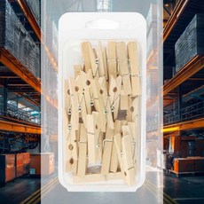 원목 나무집게 대 사진걸이 돌잔치 나무클립 인테리어소품 장식집게 방꾸미기