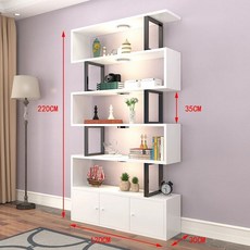 미용실 진열대 정리함 네일샵 디피 벽선반 디스플레이 3단-60x30x110, 6단 120x30x220