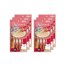 챠오츄르 고양이 짜먹는 간식, 혼합맛(참치/연어), 14g, 24개