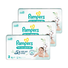 팸퍼스 터치 오브 네이처 밴드형 기저귀 2단계 1박스(52매 3팩) 156매