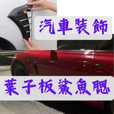 汽車裝飾 葉子板裝飾貼, 碳纖, 1個