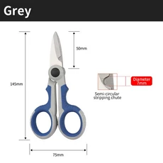 섬유 케이블 절단 커터 도구 미끄럼 방지 가위 강철 전기 기술자 대한 핫 디테일, 07 WG221211AC3, 07 WG221211AC3