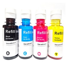 잉크아울렛 INK-K610 세트 4색 호환잉크 SL-J1560 J1560W J1565 T1670 T1670FW T1673FW T1675FW T1675W J1563W k610, 1개, INK-610 리필잉크 세트