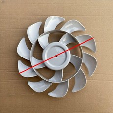선풍기 날개 15엽 29CM 10인치 15날 250m, 10인치 15날 250mm, 기본 색상