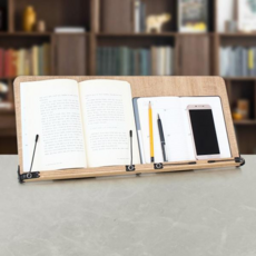 책스탠드 독서테이블 독서받침대 와이드 원목 북스탠드 거치대 책받침대 독서대, 본상품