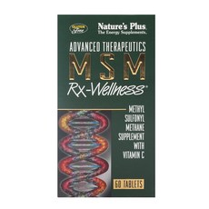 Natures Plus 無麩質MSM硫錠, 1個, 60 件
