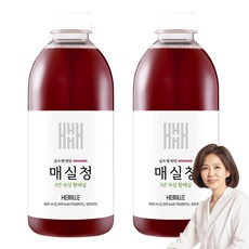 김소형 원장 2년숙성 무농약 황매실 사용 매실청, 900ml, 2개