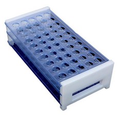 시료시험관 보관 50홀 튜브거치대 홀더 과학수업 진열대, 1개, 0ml