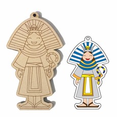 색지청 다문화의상 우드아트 (열쇠고리), 14 이집트_트레이퍼리