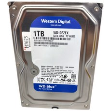 Western Digital 威騰 藍標 3.5吋 SATA 1TB 桌上型硬碟, WD10EZEX
