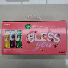 자연은 아름드리 음료세트 180mL 병 12개 4세트 (알로에 포도 망고), 1개