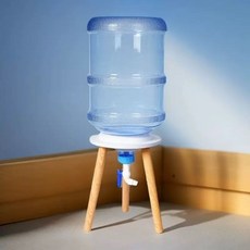 정수기 어항 물통 스탠드 배수 간편 수조 18.9L 환수 세트 밸브 생수통, 1개