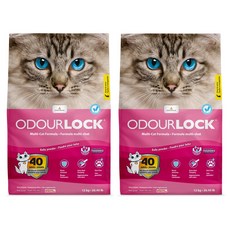 ODOURLOCK 白晶貓砂, 嬰兒香, 12kg, 2個