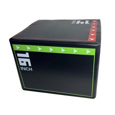 GHSHOP 3 IN 1 소프트 크로스핏 점프박스 폴리오 박스 하버드 스텝 점핑 박스, 스펀지와 EPE, 40cmx30cmx35cm, 1개