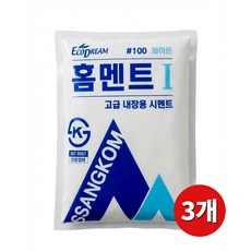 쌍곰 홈멘트 백시멘트 2kg, 3개
