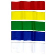 (디머스)체육준비물 운동회소품 사물놀이 어깨띠 컬러 소고띠(10개입), 파랑 10개입