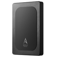 AIOLO INNOVATION 500GB 외장 하드 드라이브 슬림 휴대용 HDD 울트라, Black