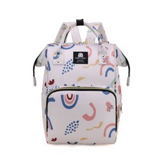 kp媽咪包高級感母嬰新款手提雙肩包便攜多功能大容量背包尼龍佈包包, 藍色小象現做款, 藍色小象現做款