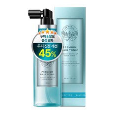 테라픽 프리미엄 헤어토닉 시너지 더블 업 블루 & 가려운 두피, 1개, 160ml