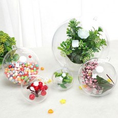 원형 투명공 플라스틱 캡슐 아크릴볼 11cm 1P 플라스틱볼 플라스틱공 투명구, 1개, 투명공 원-11cm