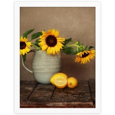 Golden State Art 12x16 Picture Frame White - Classic Solid Wood Frame With Real Glass - Wall Moun, 화이트