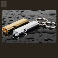 다소니디자인 호루라기 키링 비상용호루라기, 실버