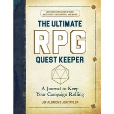 (영문도서) The Ultimate RPG Quest Keeper: A Journal to Keep Your Campaign Rolling Hardcover, Adams Media Corporation, English, 9781507216781