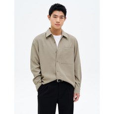 에잇세컨즈 8SECONDS 소프트 트윌 셔츠 카키 425164LY3H 140418
