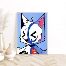 음악 밴드 그림 서예 스타일화 예술 질감 캔버스 벽화 침실 거실 인테리어 벽장식, A. 15X20cmFrameless