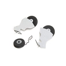 E-flite 랜딩 기어 세트 UMX MiG-15 EFLU6055 휠 리트랙트 및 액세서리, E-flite 랜딩 기어 세트 UMX MiG-15 EF