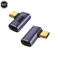 휴대폰 노트북용 USB 4 0 데이터 전송 썬더볼트 4 8K 60Hz C타입 수-암 커넥터 익스텐더 40Gbps