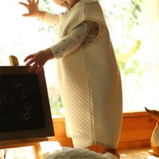 이불없이 입는 아기사계절수면조끼 아기겨울수면조끼 영유아잠옷