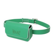 WAAC 女士高爾夫球包 皮革腰帶包, 綠色, 1個