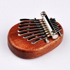 휴대용 포켓피아노 미니 절묘한 칼림바 펜던트 손가락, 타원 사펠레(8톤), 1개