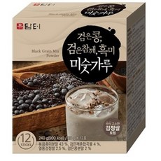 담터 검은콩 검은참깨 흑미 12T 식품 > 커피/차 티/전통차 기타전통차 기타전통차류, 240g, 1개