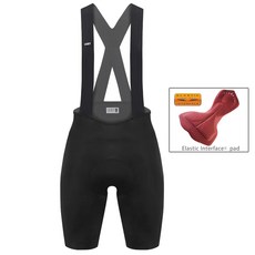 BAISKY 男款空力吊帶短褲 速力III 黑 雙箭頭坐墊 自行車褲