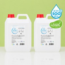 조이수 초순수 3차 살균 정제수, 2개, 4L