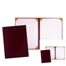 상장케이스 우단 자주색 A4 8귀 1개입 수료증 초등학교