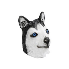 라텍스 가면 허스키 행사 동물tae8+8MIW