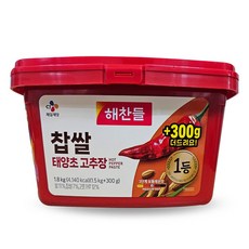 해찬들 찹쌀 태양초 고추장, 1.8kg, 1개
