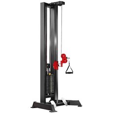 싱글 체스트 케이블 머신 렛 풀다운 장비 홈케어, 상세페이지 참고, 원웨이드 100kg 균형추(실버)