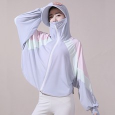 防曬斗篷 撞色斗篷冰絲2025夏防曬衣女外穿戶外成人防紫外線撞色拼接防曬衣