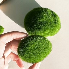 모든거샵 가짜 이끼 돌 세트 10입 조화장식 가짜식물 실내장식 촬영소품