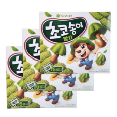 오리온 초코송이 말차, 3개, 216g