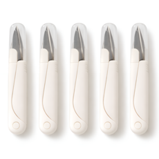 재단용 접이식 쪽가위 미싱 실밥 제거 휴대용 커팅 가위, 1개, 5개 1세트