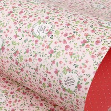 2절 빈티지플라워 레자크지(10장)시트지 포장지 종이접기 양면지모음, 봄날