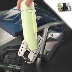 빅사이즈 스쿠터 컵홀더 360도 회전 핸들바 거치대 흔들림 방지, Free, 블랙