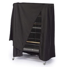 케이지 덮개 암막 단열 캐이지 사육장 사계절 방수 지퍼, C. 사이즈 맞춤 지원 문의, 1개, 블랙 210D