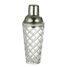 뉴 보스턴 2피스 칵테일 셰이커 750ml 550ml 스테인레스 믹서 바텐더 음료 바 도구, Grid